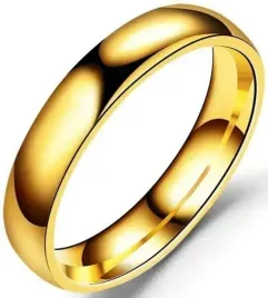 zlota-obraczka-pierscionek-stal-szlachetna-gold