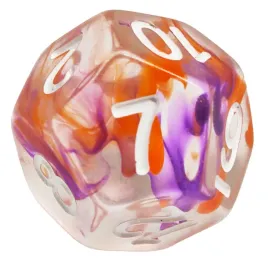 kosc-d12-do-gry-fioletowa-pomaranczowa-clear-dandd-handmade-baldur-s-gate-mtg