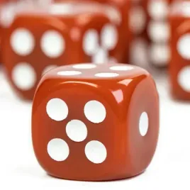 kosc-1szt-d6-k6-bordowa-czerwona-dice-red-classic-rpg-dandd-mtg-gry-planszowe