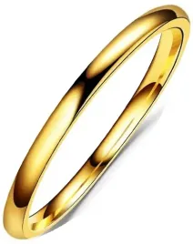 zlota-obraczka-pierscionek-stal-szlachetna-gold