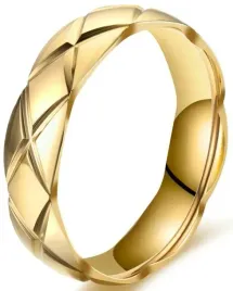 zloty-pierscionek-falisty-geometryczny-romby-gold