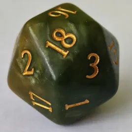 kosc-d20-do-gry-zielony-lesny-zloty-dandd-handmade-high-q-baldur-s-gate-mtg