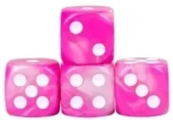 kosc-1szt-d6-k6-rozowa-pink-perla-dice-rpg-dandd-mtg-gry-planszowe-board-game