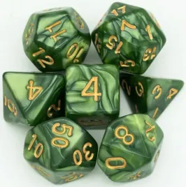 zestaw-7-kosci-zielone-perla-d4-20-k20-zloty-nadruk-perlowe-rpg-dandd-bg3-mtg