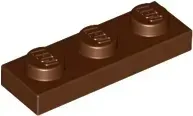 lego-brazowy-plate-plytka-1x3-3623-reddish-brown