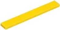 lego-zolty-tile-plytka-gladka-1x8-4162-yellow