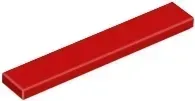 lego-czerwony-tile-plytka-gladka-1x6-6636-red
