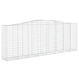 kosz-gabionowy-dekoracyjny-400x50x140-160cm-srebrny