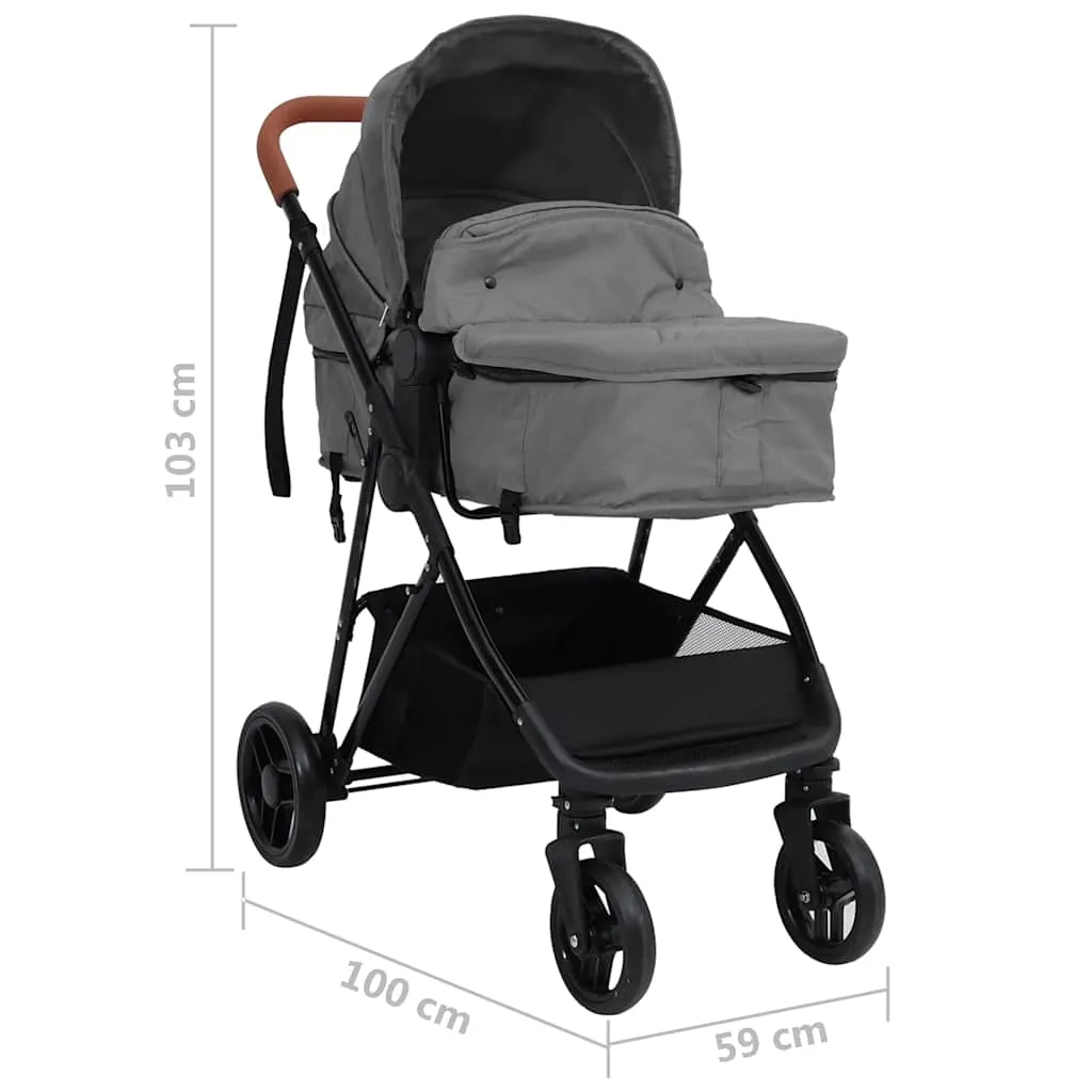 wozek-2w1-spacegrey-59x100x103-cm