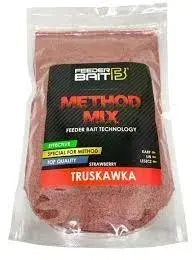 feeder-bait-method-mix-truskawka-800g-stan-nowy