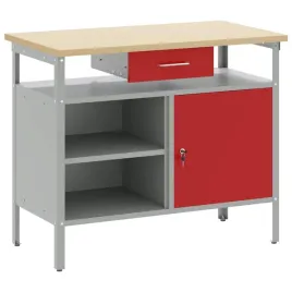 stol-warsztatowy-z-szuflada-czerwony-i-szary-100-x-55-x-85-cm