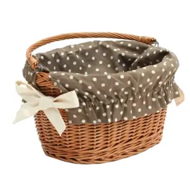 wysciolka-do-kosza-rowerowego-polka-dots-cappuccino-w-kremowe-groszki