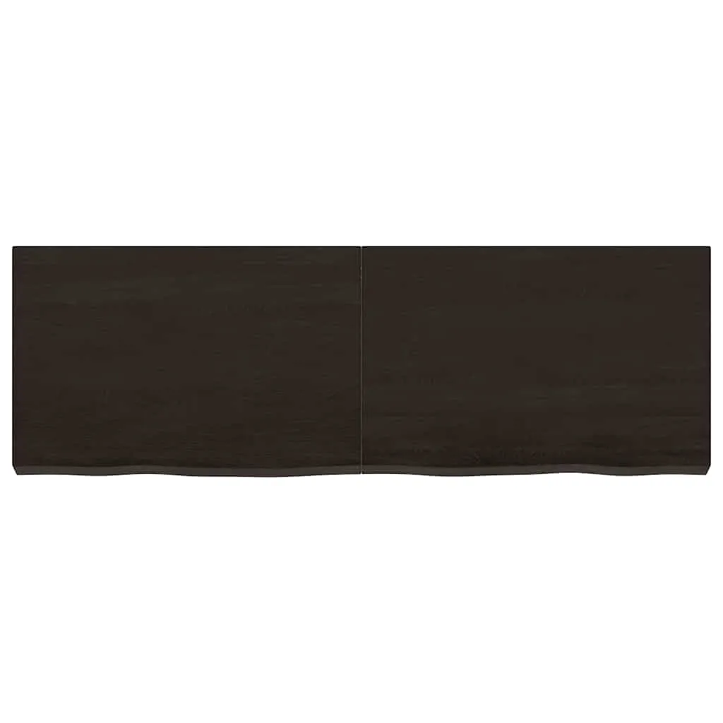 polka-scienna-rustykalna-120x40-cm-ciemny-braz-dab-stan-nowy