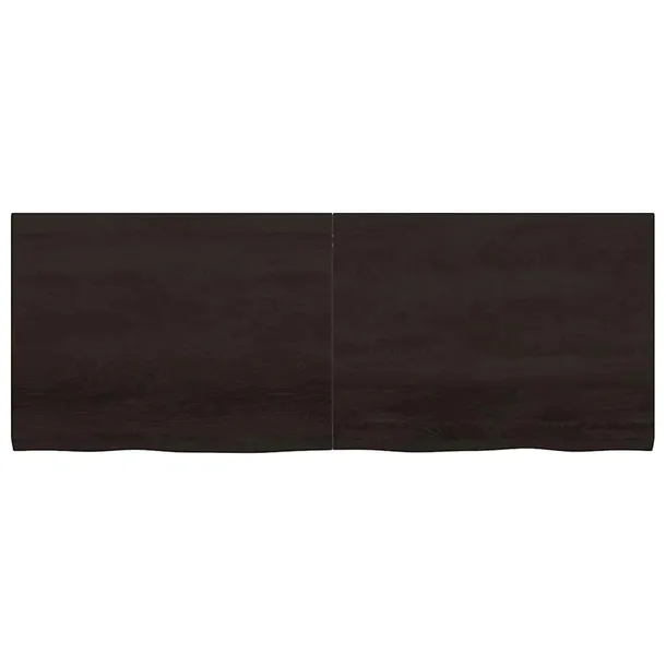 polka-scienna-debowa-160x60-cm-ciemny-braz-stan-nowy