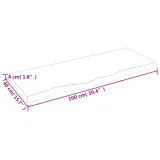 polka-scienna-rustykalna-100x40cm-dab-naturalny-stan-nowy