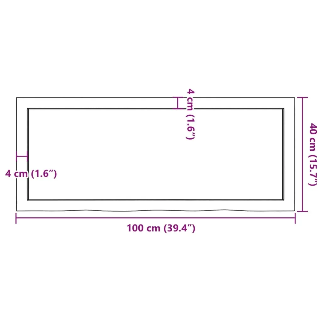 polka-scienna-rustykalna-100x40cm-dab-naturalny