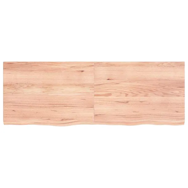 polka-scienna-rustykalna-debowa-140x50-cm-jasnobrazowa-stan-nowy