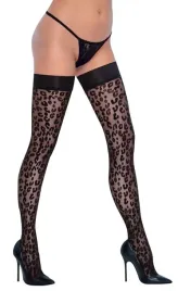 bielizna-damska-samonosne-czarne-ponczochy-stockings-leo-5-r-one-size