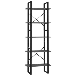 regal-na-ksiazki-drewno-metalowy-szary-60x30x105-70-cm
