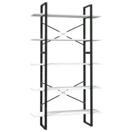 regal-na-ksiazki-drewno-metal-bialy-100x30x105-70-cm