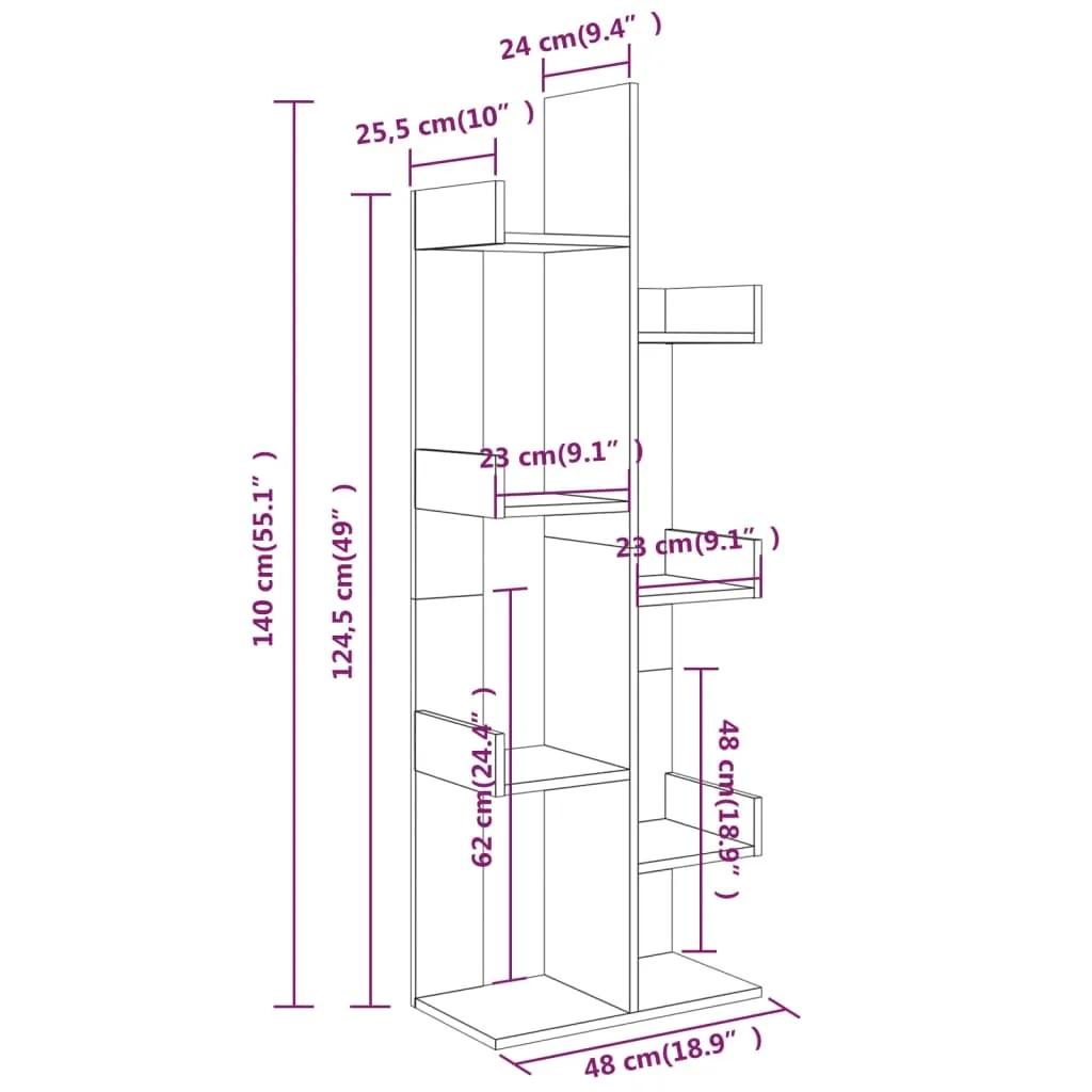 regal-drzewo-48x255x140-cm-dab-stan-nowy