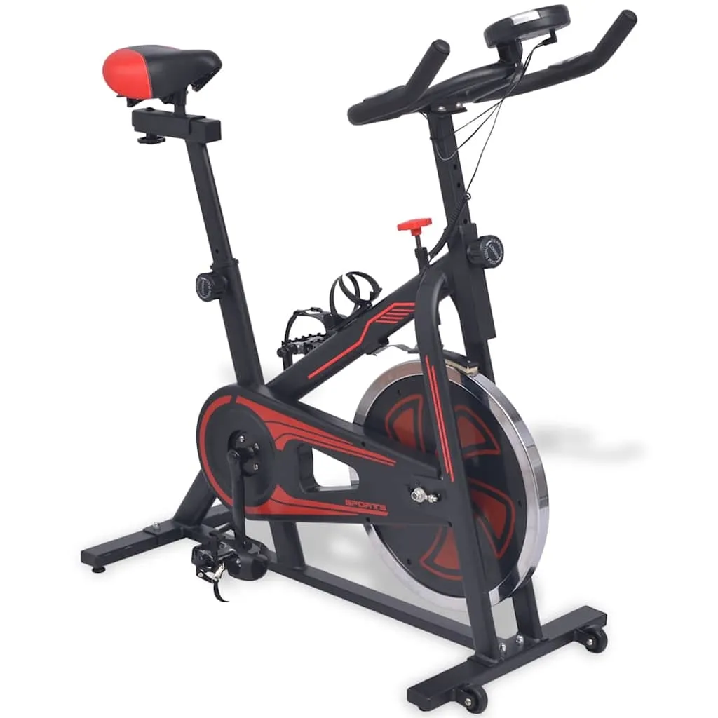 rower-treningowy-compact-15kg-czarno-czerwony