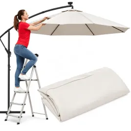 pokrycie-parasola-ogrodowego-uv-300-cm-piaskowa-biel