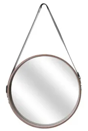 lustro-okragle-40-cm-na-pasku-natura-drewno-z-paskiem