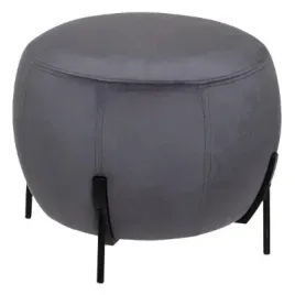 pufa-szara-czarne-nozki-stolek-aksamit-top