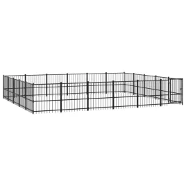 kojec-dla-psa-582x485x100-cm-czarny-stal