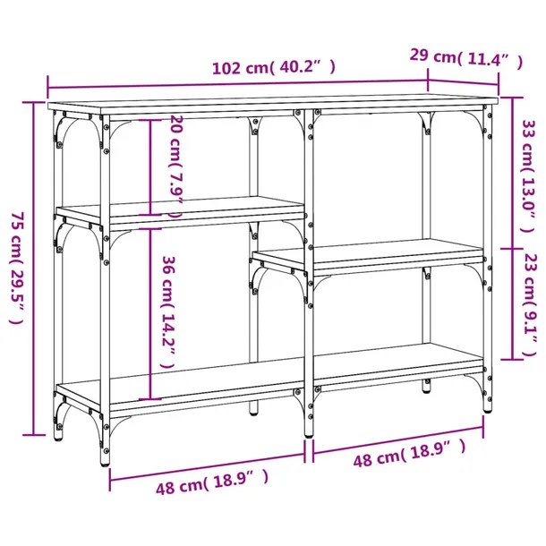 stolik-konsolowy-dab-102x29x75-cm-stan-nowy-ksztalt-blatu-prostokatny