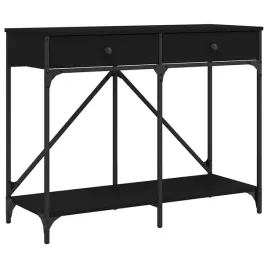 stolik-konsolowy-drewno-stal-100x39x785-czarny