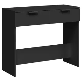 stolik-konsolowy-z-2-szufladami-czarny-90x36x75-cm