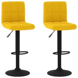 stolki-barowe-aksamitne-musztardowy-zolty-40x47x90-111-cm