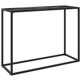 stolik-konsolowy-czarny-100x35x75-cm-szklo-hartowane-stal-proszkowana