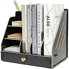 organizer-biurkowy-z-szuflada-drewniany-sorter-papieru
