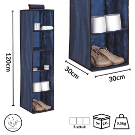 blue-niebieski-wiszacy-organizer-do-szafy-5-przegrod-30x30x120cm