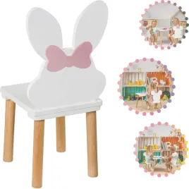 krzeslo-dla-dzieci-krolik-drewniane-biale-60-cm-z-kokarda-roz