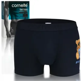 cornette-bokserki-meskie-granatowy-bad-boy-misie-bawelna-rozmiar-l