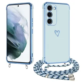 etui-e-lush-samsung-galaxy-s22-niebieskie-galwaniczne-z-wzorem-serca