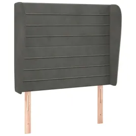 zaglowek-uszak-aksamit-ciemnoszary-93x23x118cm