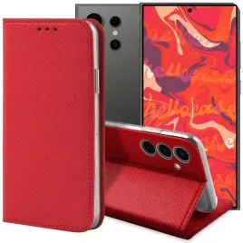 etui-z-klapka-do-samsung-galaxy-s25-ultra-czerwone-zamykane-magnetyczne