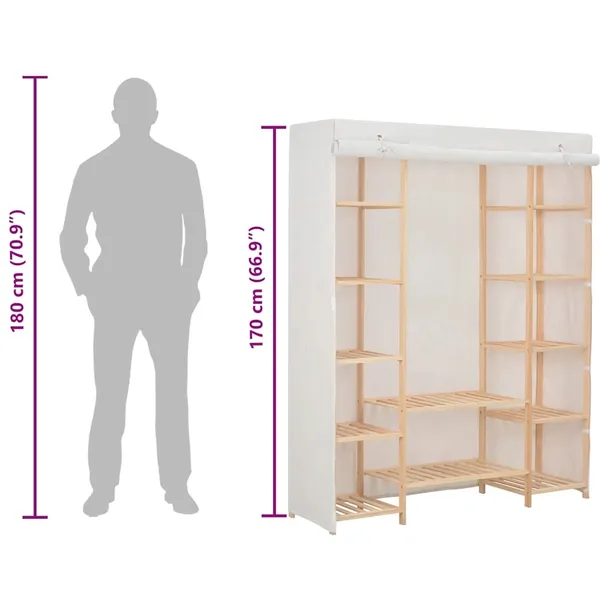 szafa-organizer-135x40x170-biala-stan-nowy