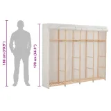 szafa-organizer-200x40x170-cm-biala-stan-nowy