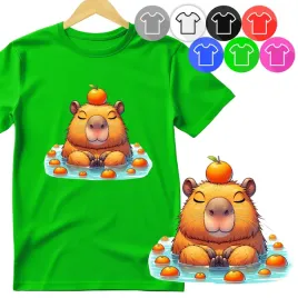 koszulka-dziecieca-t-shirt-kapibara-zwierze-gryzon-xxs-98-104