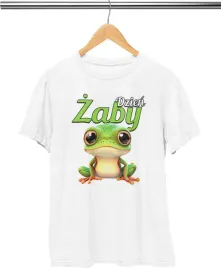 koszulka-dziecieca-t-shirt-dzien-zaby-slodka-zaba-zabka-l-146-152