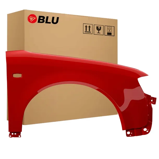 BLU Błotnik AUDI A4 B6 LY3J prawy czerwony 00-04 przód