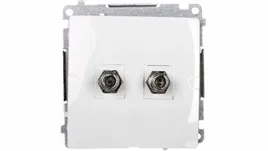 simon-basic-gniazdo-antenowe-podwojne-typu-f-biale-bmaf2-01-11