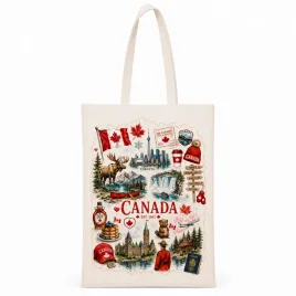 torba-z-wakacji-z-kanady-kanada-torba-bawelniana-materialowa-bezowa-a4