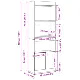 kredens-dab-sonoma-63x33x180-cm-stan-nowy-glebokosc-mebla-33-cm